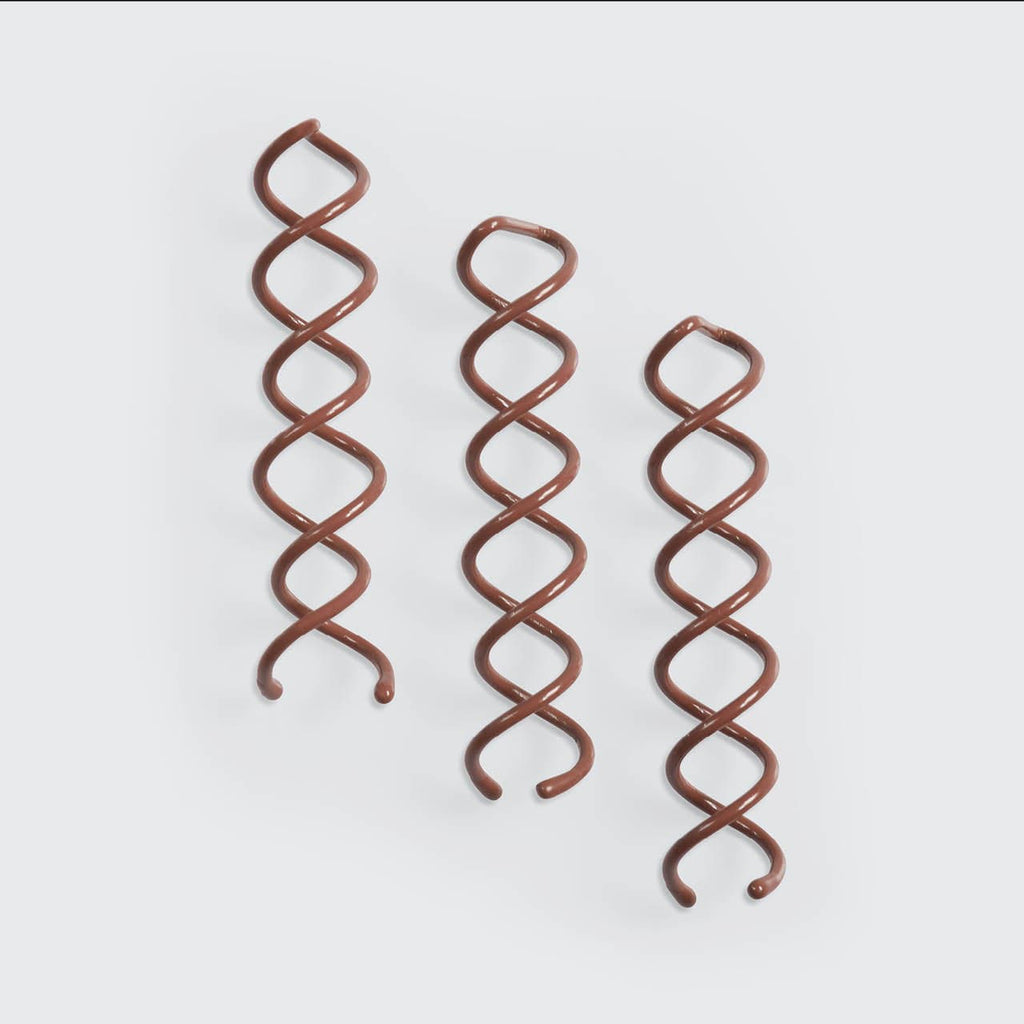 Brown Bun Twists 3pc Set