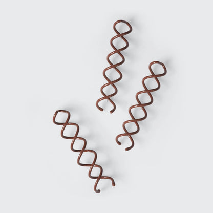 Brown Bun Twists 3pc Set