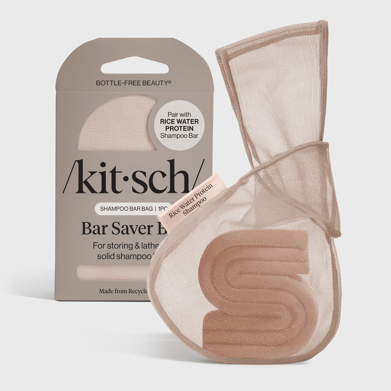 Rice Water Protein Shampoo Bar Saver Bag