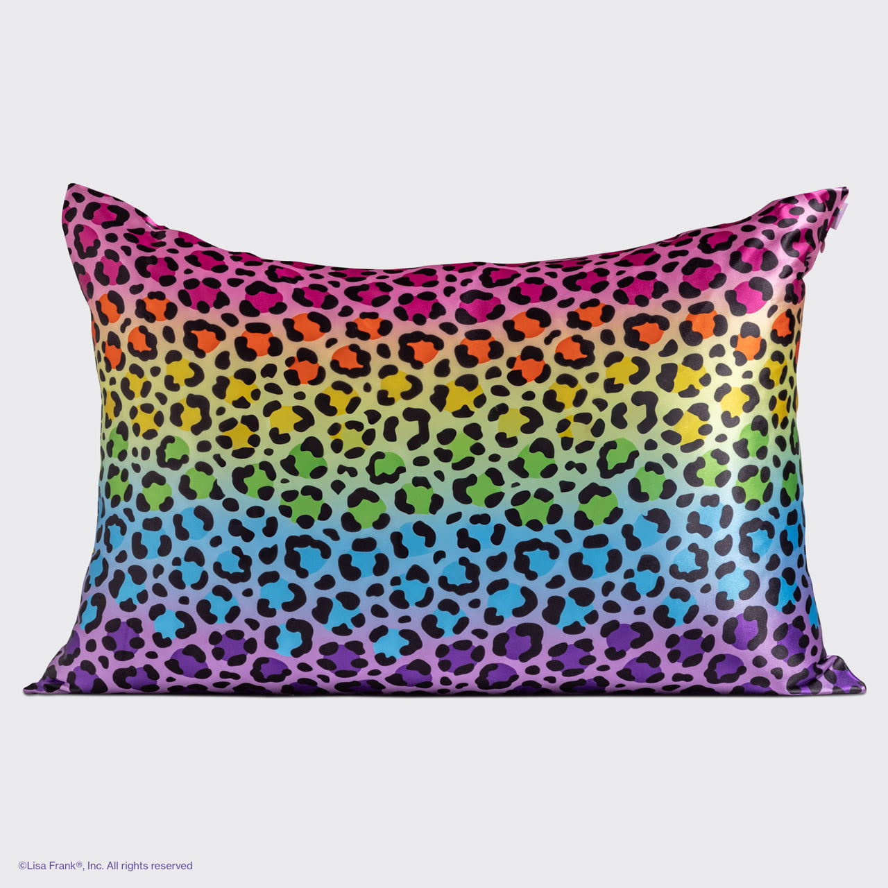 Lisa Frank x Kitsch Satin Pillowcase in Rainbow Leopard 4 Pack