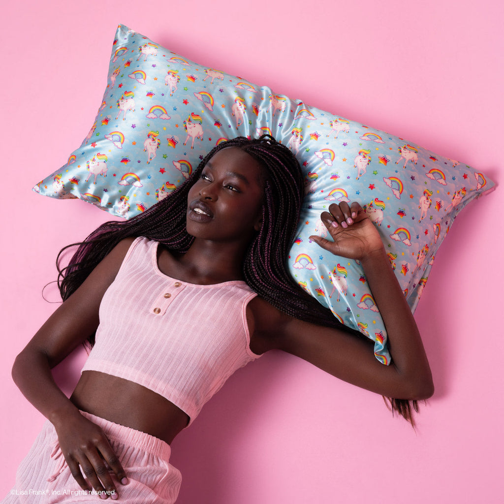 Lisa Frank x Kitsch Satin Pillowcase in Markie™ 2 Pack - King