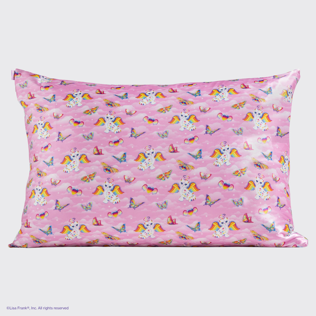 Lisa Frank x Kitsch Satin Pillowcase in Angel Kitty™ 2 Pack