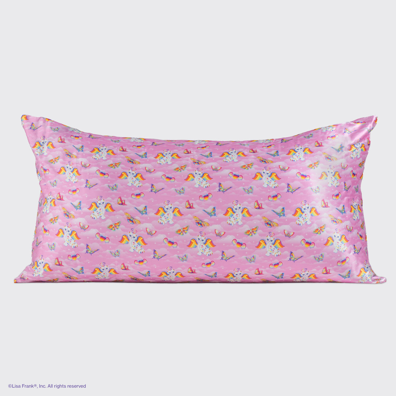 Lisa Frank x Kitsch Satin Pillowcase in Angel Kitty™ 4 Pack - King
