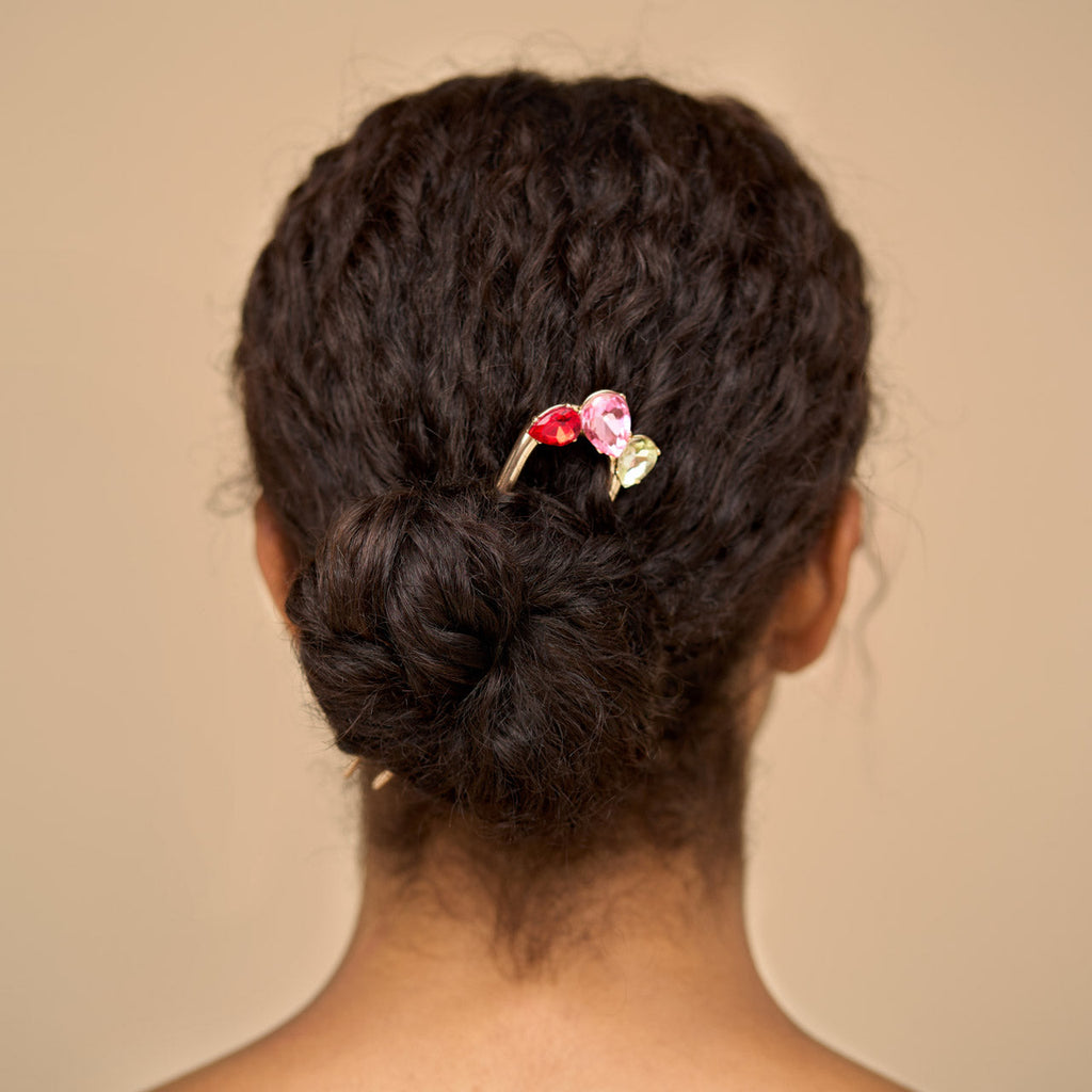 Gemstone French Hair Pin