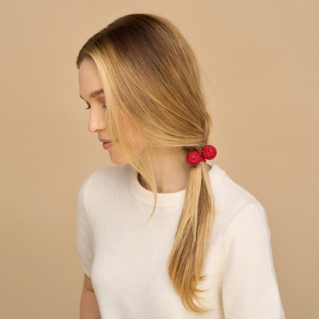 Red & Pink Bubble Hair Ties