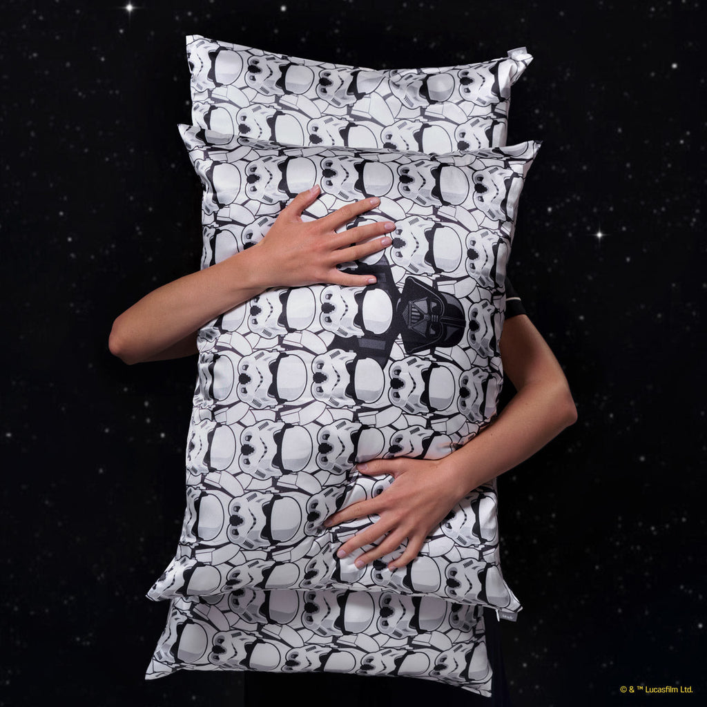 Star Wars™ & Kitsch Satin Pillowcase in Darth Vader & Stormtroopers 4 Pack - King