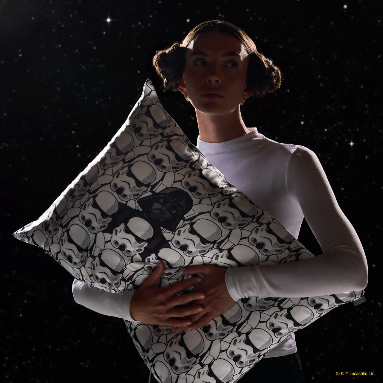 Star Wars™ & Kitsch Satin Pillowcase in Darth Vader & Stormtroopers 4 Pack