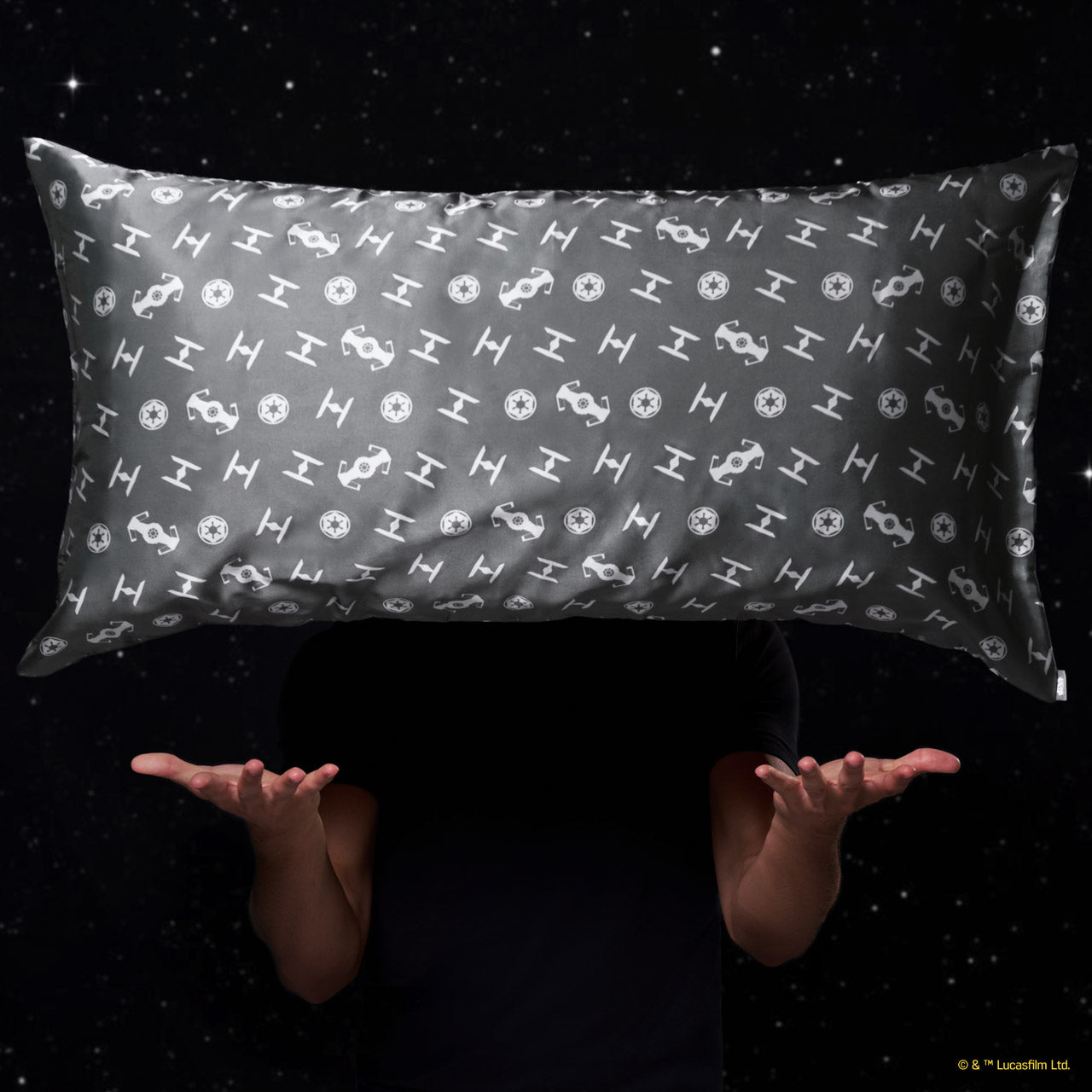 Star Wars™ & Kitsch Satin Pillowcase in Galactic Empire 2 Pack - King