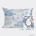 Bridgerton x Kitsch Satin Pillowcase in Garden Toile 4 Pack
