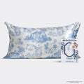Bridgerton x Kitsch Satin Pillowcase in Garden Toile 4 Pack - King