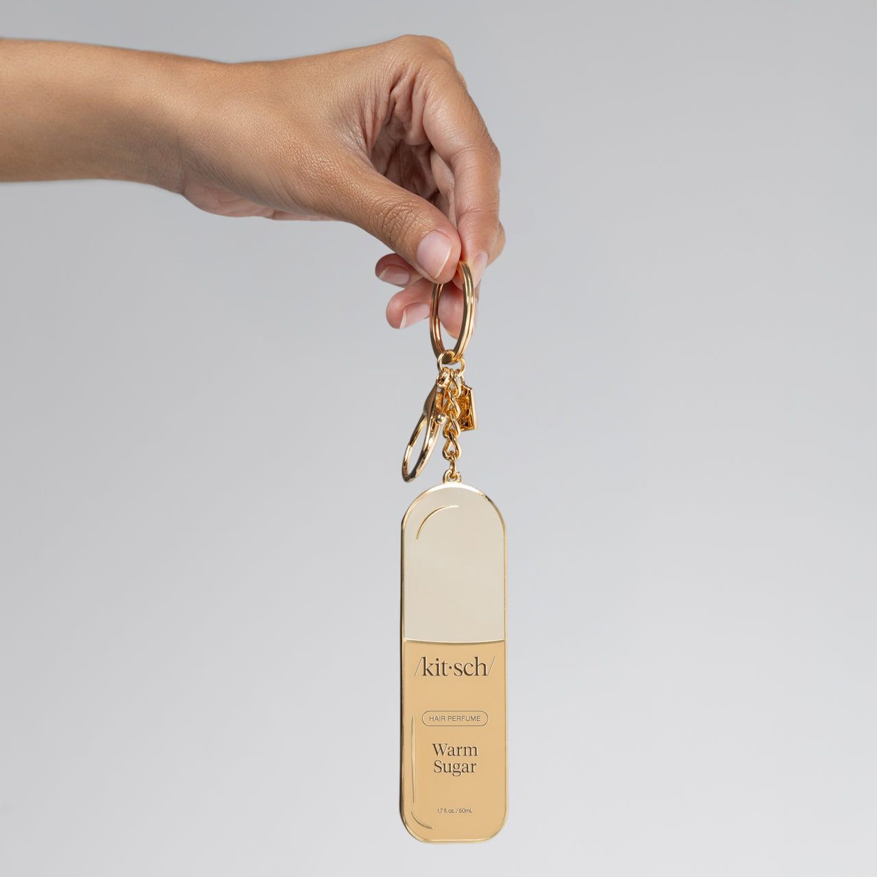 Warm Sugar Metal Enamel Keychain