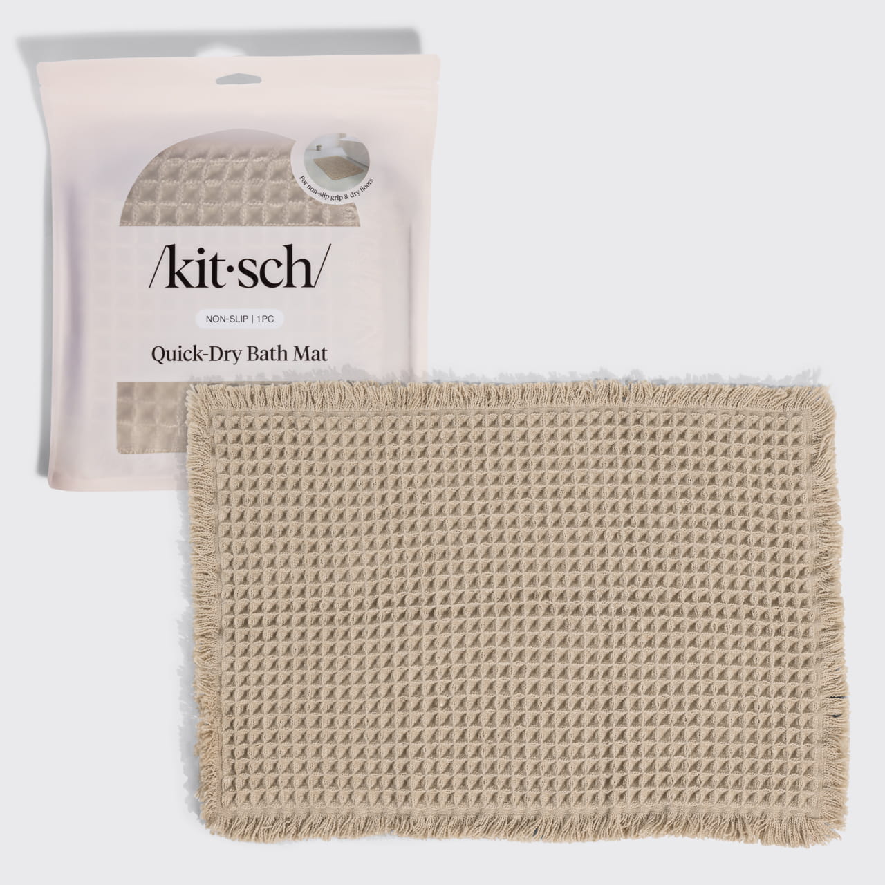 Camel Quick-Dry Bath Mat