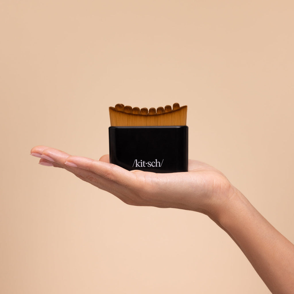 Black Lymphatic Contour Face Brush - 2 Pack