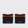 Black Lymphatic Contour Face Brush - 2 Pack