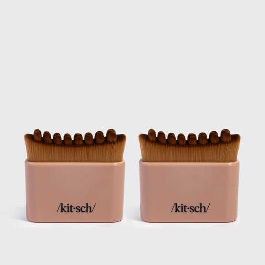 Terracotta Lymphatic Contour Face Brush - 2 Pack