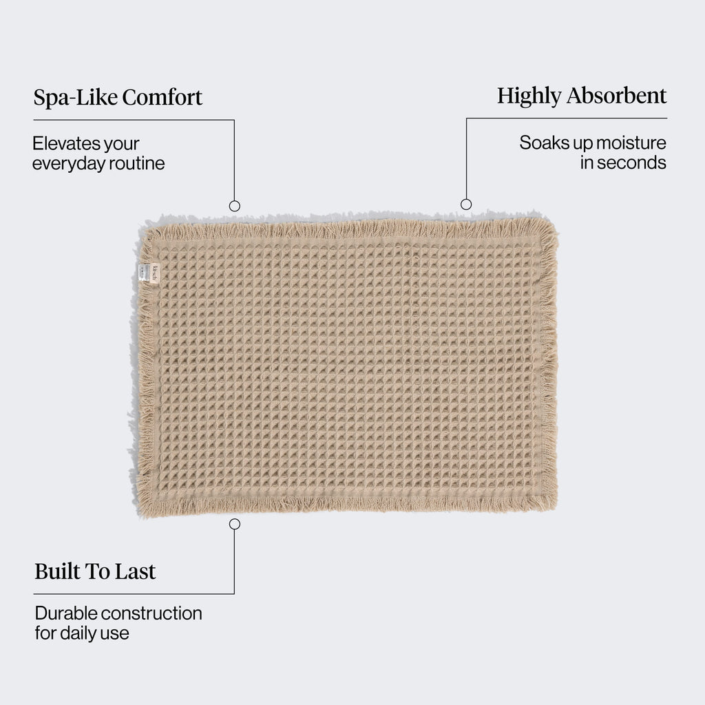 Camel Quick-Dry Bath Mat