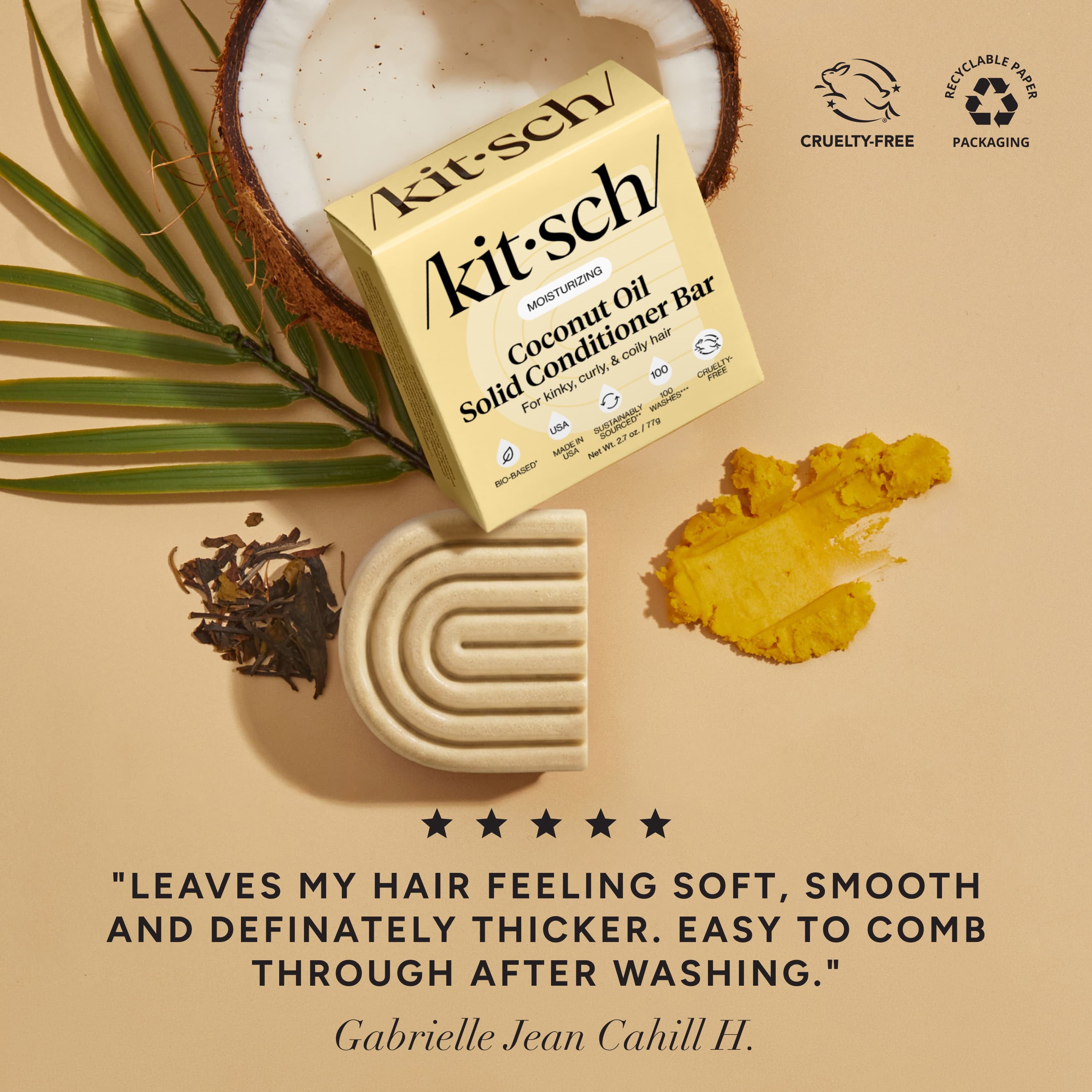 Moisturizing Coconut Oil Black Self Draining Soap Dish Bundle