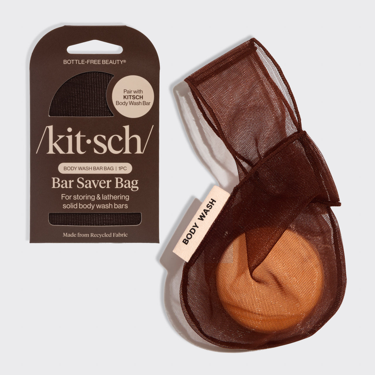 Chocolate Body Wash Bar Bag