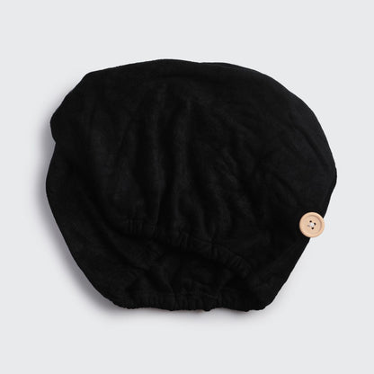 Microfiber Hair Towel - Black