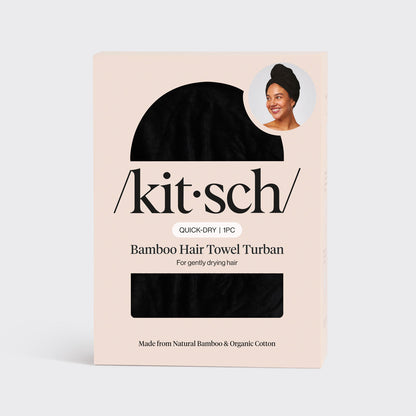 Microfiber Hair Towel - Black
