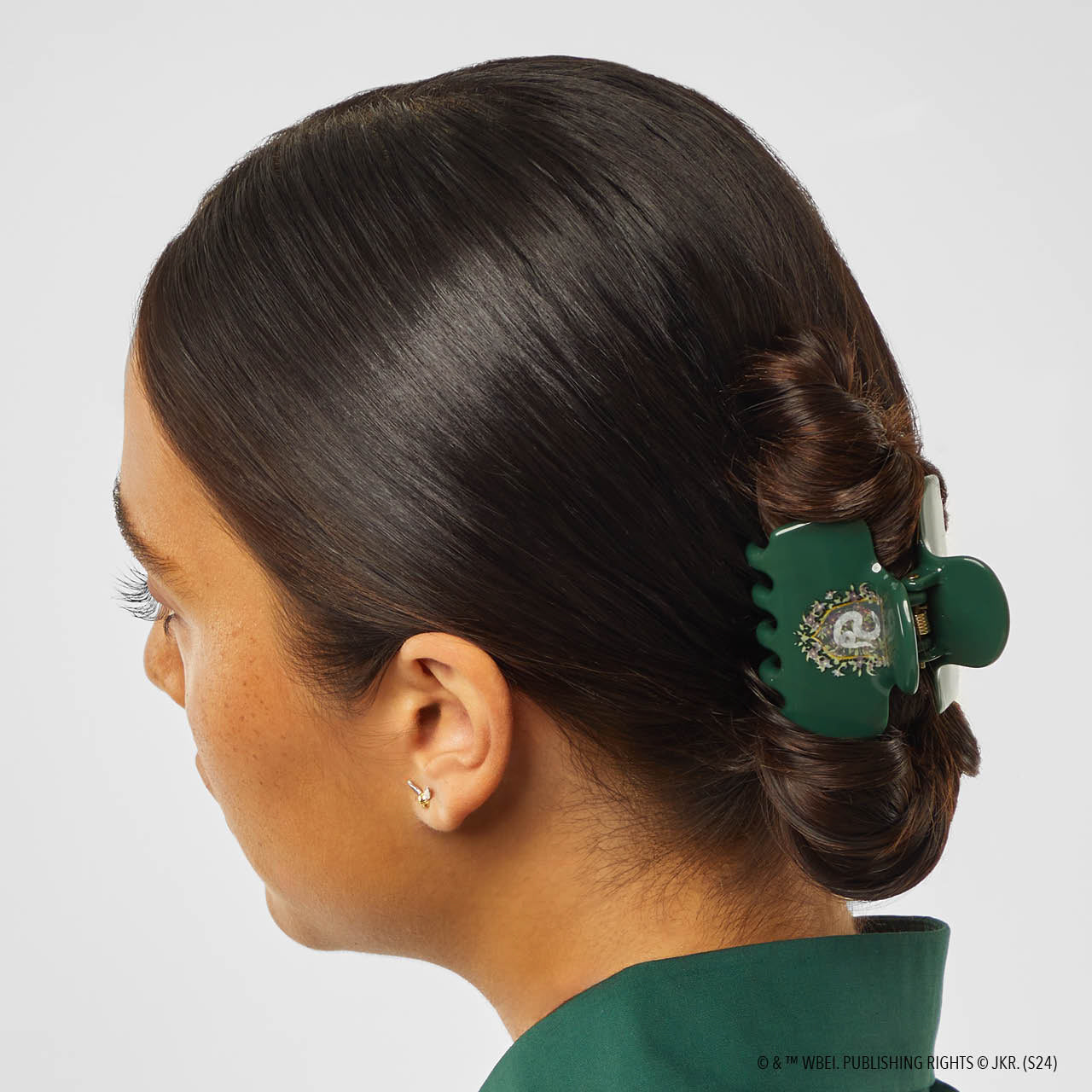 Kitsch x Harry Potter Cloud Claw Clip in Slytherin