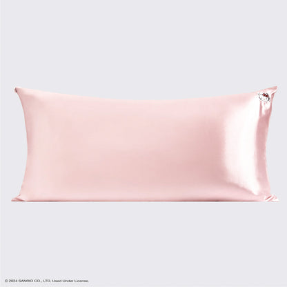 Kitsch x Hello Kitty Satin Pillowcase in Pink Hello Kitty Face - King