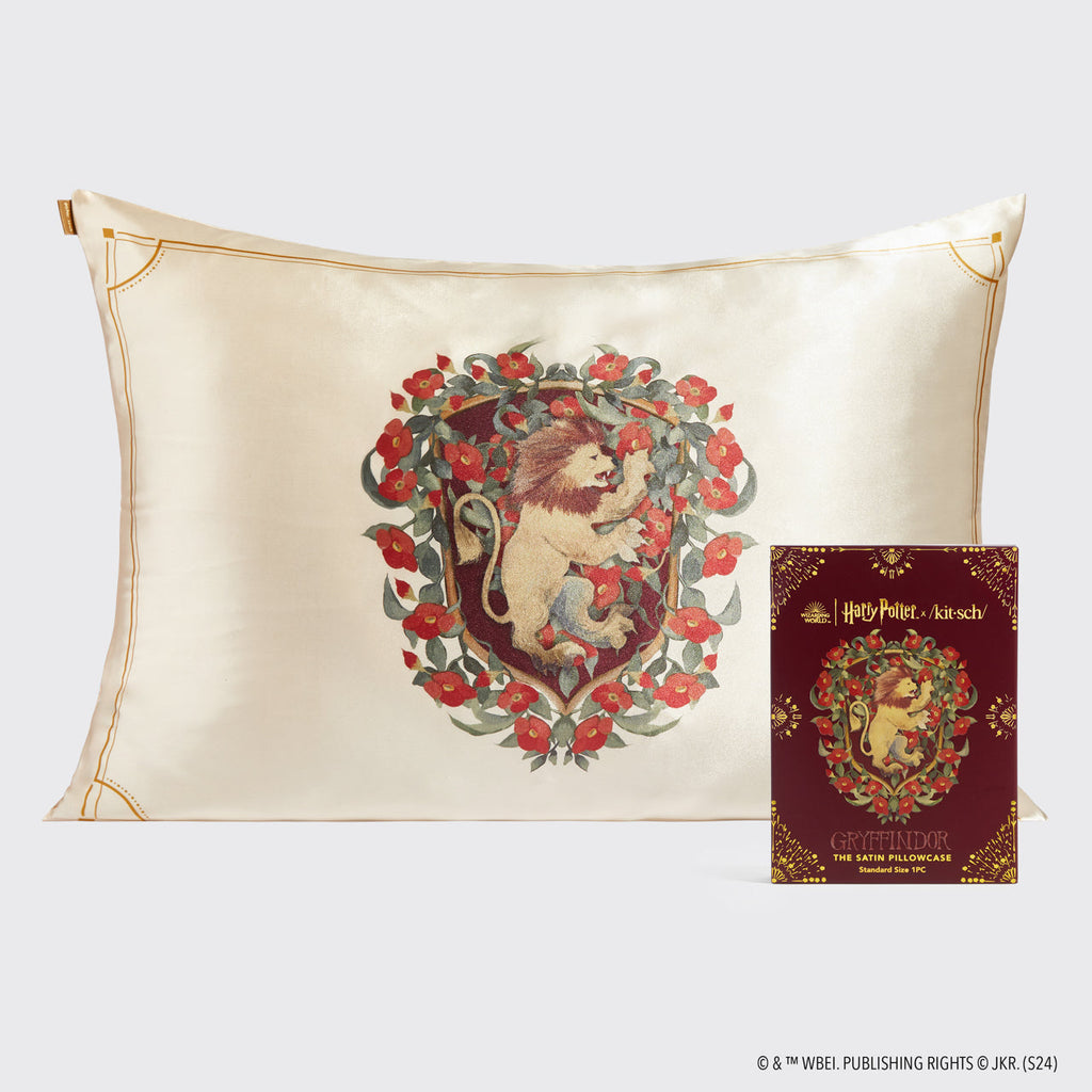 Kitsch x Harry Potter Satin Pillowcase in Gryffindor 4 Pack