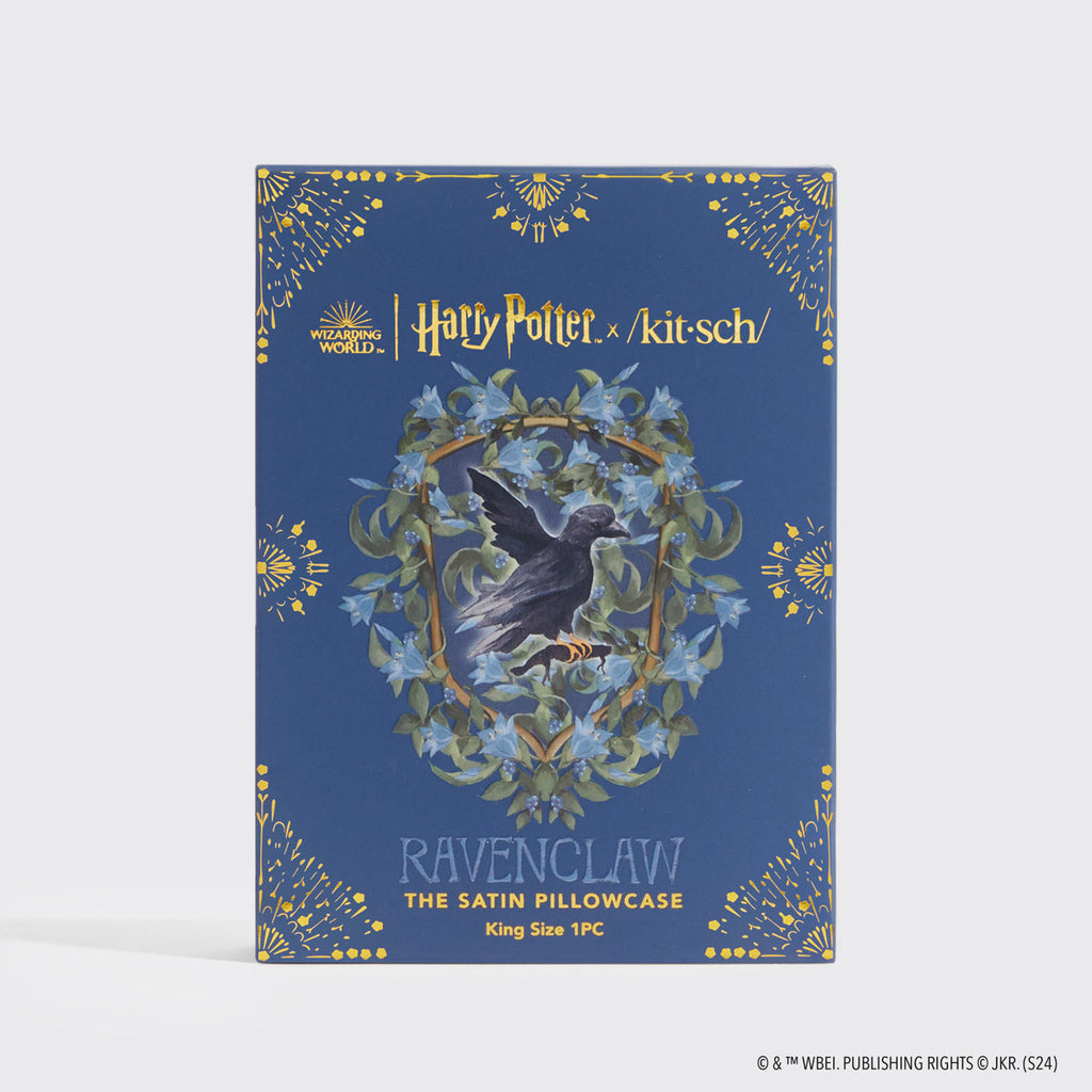Kitsch x Harry Potter Satin Pillowcase in Ravenclaw 2 Pack - King