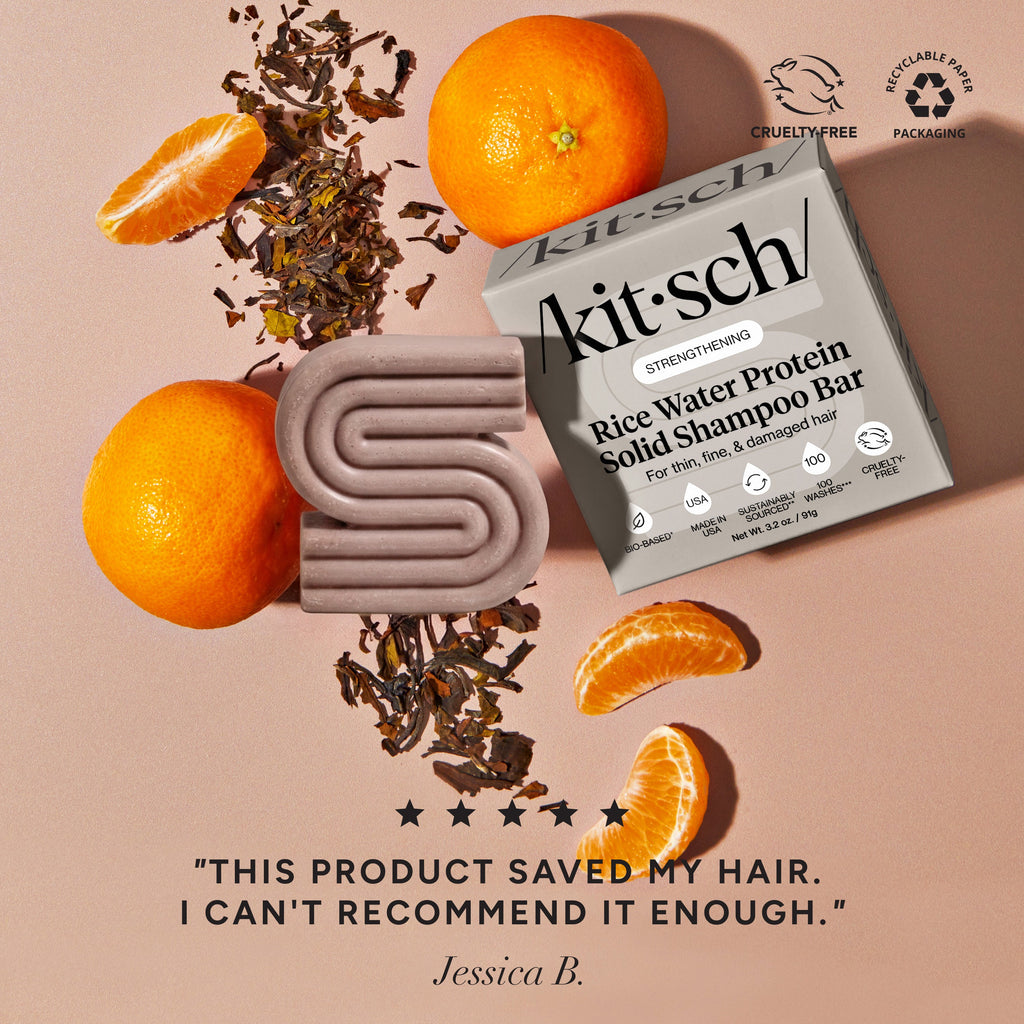 Rice Water Shampoo & Conditioner Bar Combo for Hair Growth
