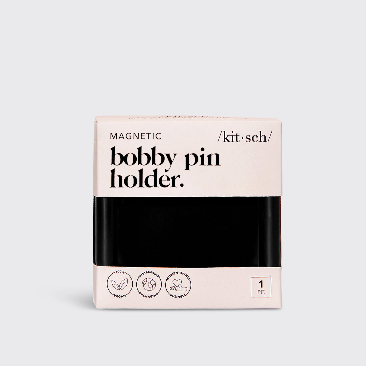 Black Magnetic Bobby Pin Holder