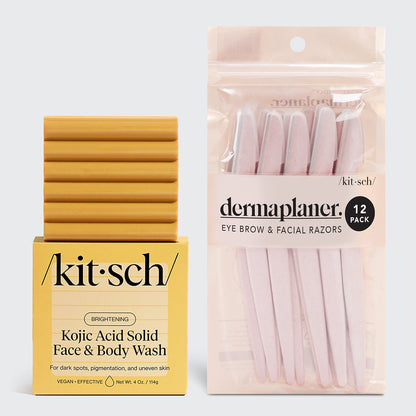 Kojic Acid Face and Body Bar + FREE Eco-Friendly Dermaplaner