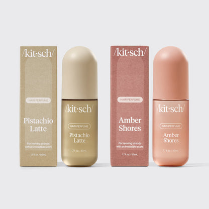Seaside Latte Duo: Pistachio Latte & Amber Shores Hair Perfume
