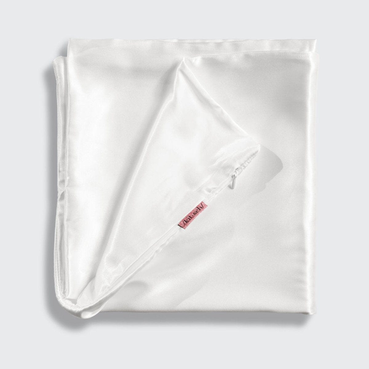 Satin Pillowcase in Ivory 4 Pack - King